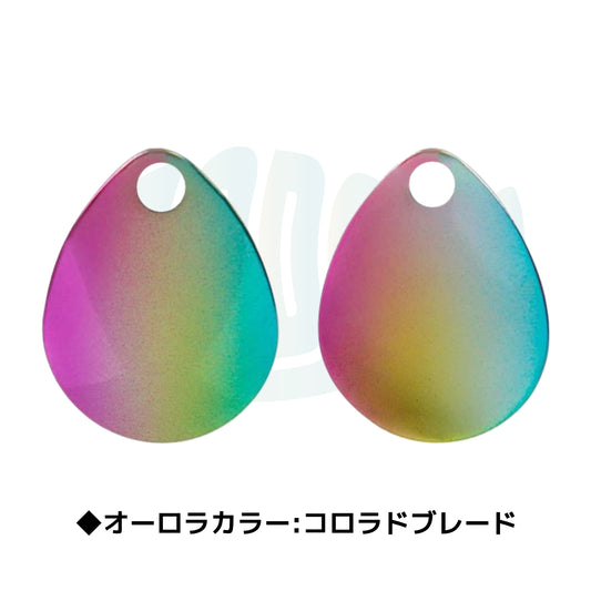 彩【IRODORI】 ブレードフック (ダブルフック×2セット) オーロラブレード サワラキャスティング ブレードジギング 1パック(2セット)